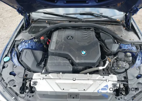 2021 BMW 330I xDrive z USA, uszkodzony, nr VIN 3MW5R7J02M8B73188